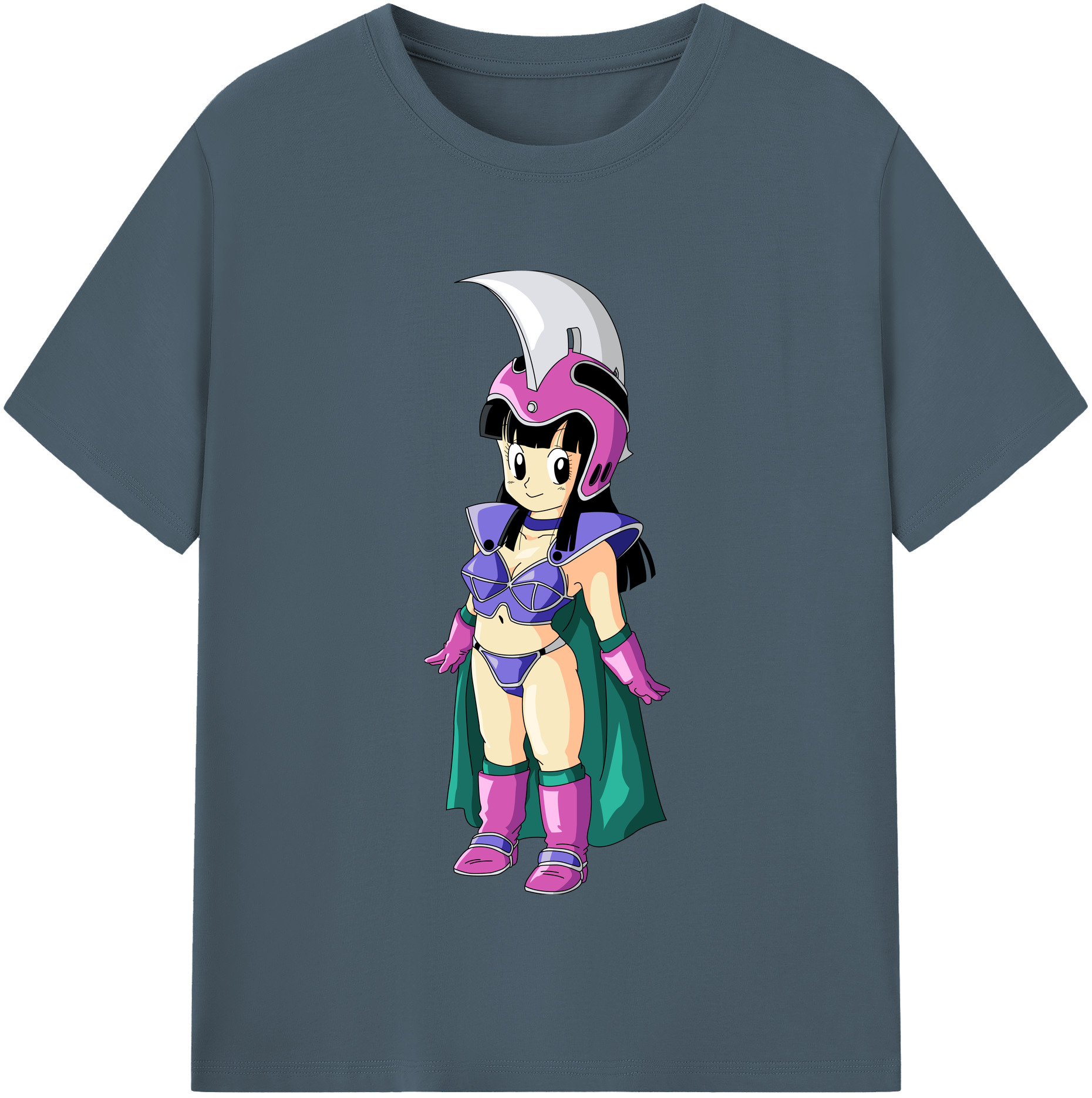 （画像用） ドラゴンボール チチ DRAGON BALL Chichi 綿100％半袖Tシャツ（フロントプリント）